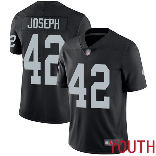 Oakland Raiders Limited Black Youth Karl Joseph Home Jersey NFL Football 42 Vapor Untouchable Jersey